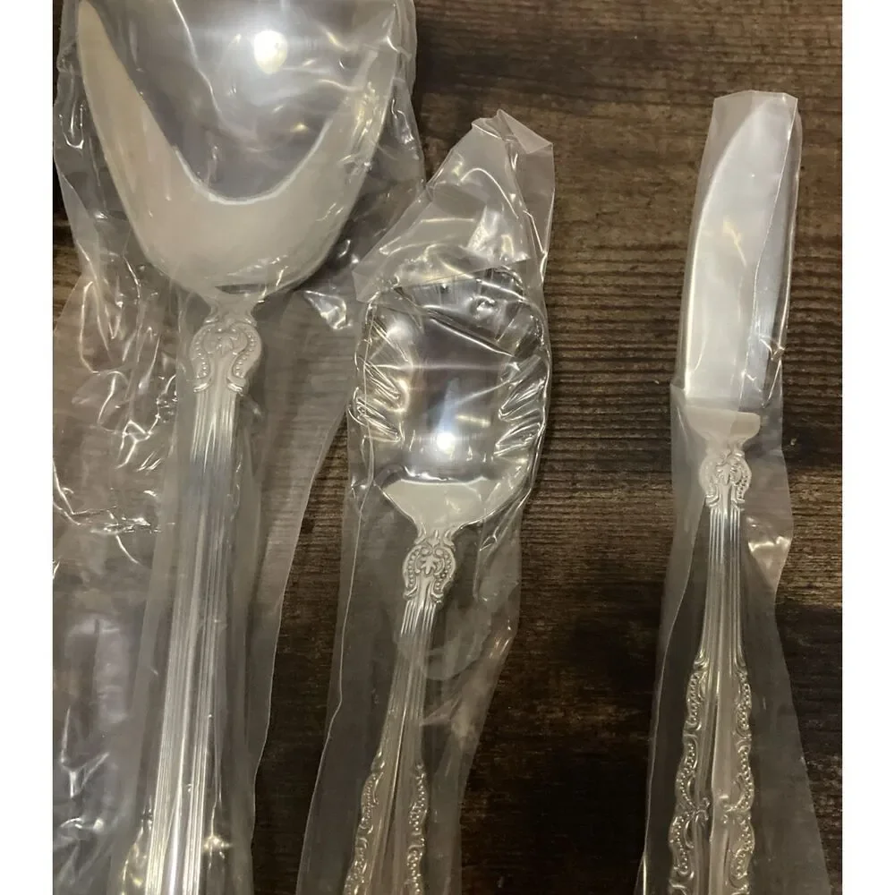 Reed & Barton New Richmond Hill 18/10 Stainless Steel Serving Flatware Set 10-Pc